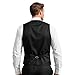 INSTANTARTS Heart Love Men's Vest Size 4XL Sleeveless Mens Suit Vest Waistcoat Lightweight Slim Fit Waistcoat Casual Vests Fashion Fit for Casual Dress