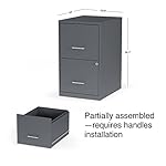 Staples Vertical File Cabinet for Letter/Legal Files, 2-Drawer - Image 3