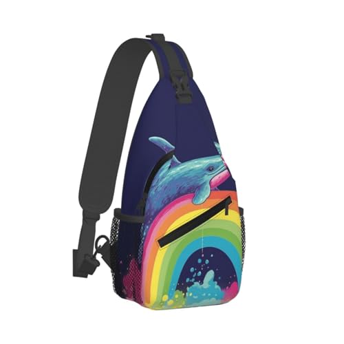 Mochila Pequeña Tipo Sling para Senderismo Negra miniatura 1
