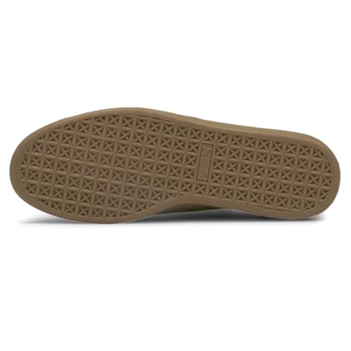 Image of PUMA Men's Suede Classic, Burnt Olive /Gum, 11.5