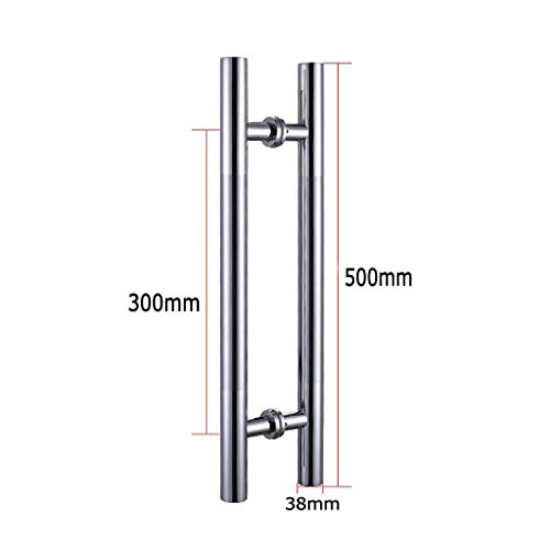 Poignée de porte push-pull robuste pour stopper le jeu des fixations