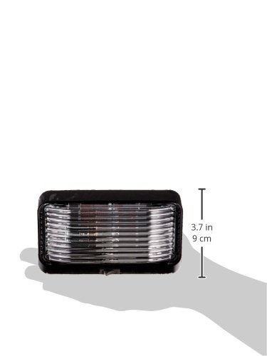 Bargman 3078524 Clear Black Base Porch Lite #TOP3