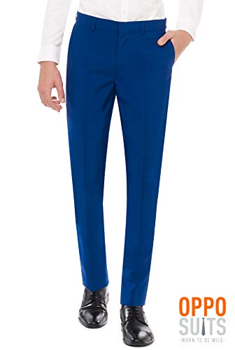Opposuits Solid Colored Suits For Boys - Outfits Come With Pants, Jacket And Tie, Navy Royale Teen, 14Y #TOP4