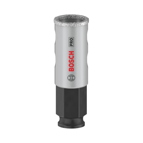 Bosch 1x Scie trépan PRO Tile Power Change Plus (pour Carreaux de Hard Ceramic, Céramique tendres, Ø 22 mm, Professional Accessoire Perceuses)