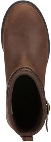 Muck Boot Women's Liberty Ankle Leather Rain Boot, Brown, 5 | Image 5