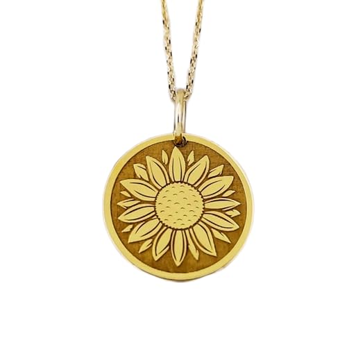 Chaîne de 45 cm LKBEADS et son pendentif soleil en argent anti-ternissement