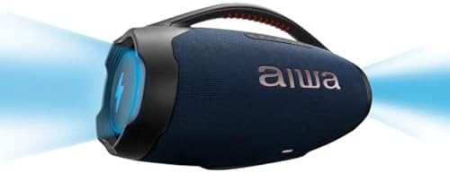 Caixa de Som Boombox Plus AIWA BBS-01-LBL 200W BT 30H IP66 USB RG...