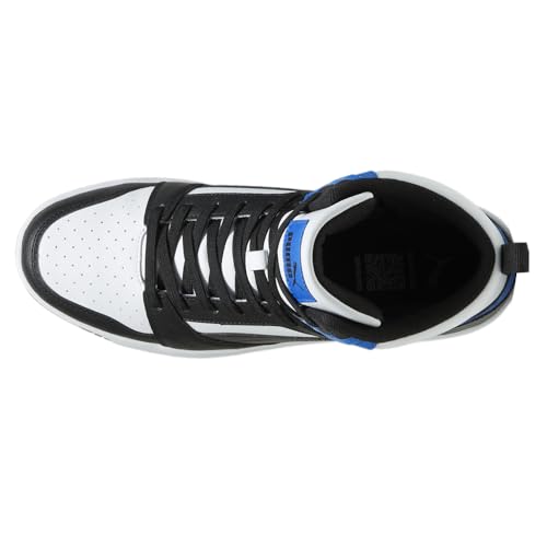 PUMA Mens Rebound V6 Mid Lace Up Basketball Sneakers Shoes Casual - Red, White4