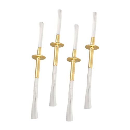 STOBAZA Sturdy Cotton Wick Replacement for Oil Lamps 4pcs Set Perfect for Tea Lights Event Decorations