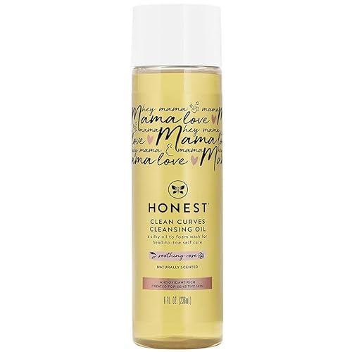 Image of The Honest Company Honest Mama Clean Curves Cleansing Shower Oil | Naturally Derived, Soap Free | Avocado Oil, Vitamin E | 8 fl oz