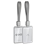 Phomo Luggage Tags with Self Retracting Reel Clip. Self Retracting ID Badge Holder Key Reel. Key Cha