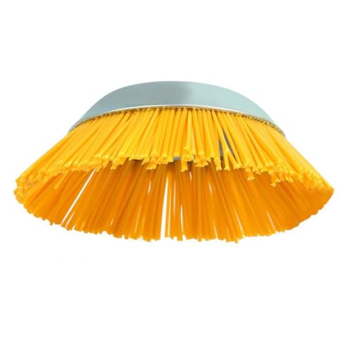 Tyenaza Weeding Brush, Nylon Weeding Brush 8 Inch 25.4mm Hole High Hardness Impact Resistant Grass Cutter Trimmer Head