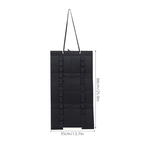 Soporte de pantalla de la correa de lucha TOPBATHY con acabado premium negro 2