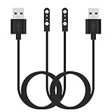 RuenTech 2Pack Chargers Compatible with FITVII Ole/Nexa/FINO 2 Charger, 2FT Replacement Charging Cable Magnetic Charger for FITVII Slim Fitness Tracker