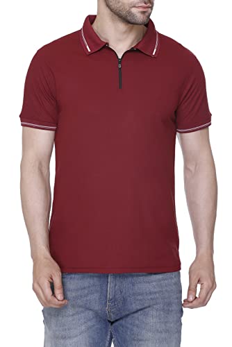 Image of Colors & Blends - Men's Activewear Zipper Polo