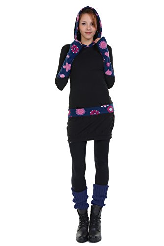 3Elfen Gotico Abito con Cappuccio Donna Casual con...