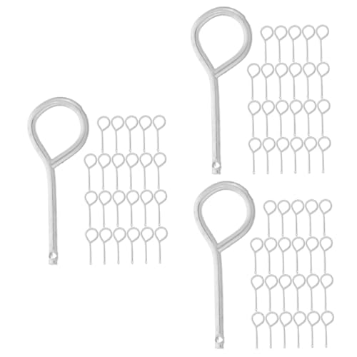 OSALADI 300pièces Goupilles De Tirage pour Extincteurs Accessoires De Sécurité Incendie Acier Remplacement De Goupilles De Verrouillage pour Situations Urgence