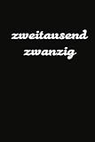zweitausend zwanzig: Wochenplaner 2020 A5 Schwarz (German Edition)