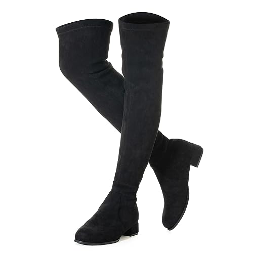 N.N.G Women Over The Knee Boots Black Size 7.5...