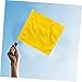 HONMEET Yellow Referee Hand Flags for Competition Signal Flags Hand Waving for Football