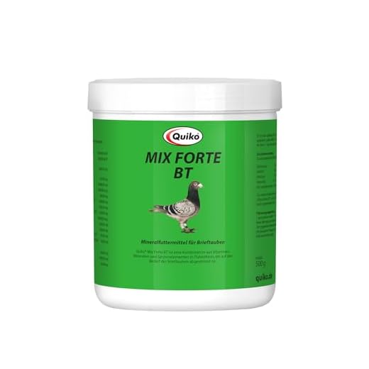 Quiko Mix Forte BT 500g - Minerales, oligoelementos y vitaminas Importantes para Las Palomas de competición