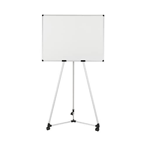 Bi-Office mobiles Earth Kyoto Flipchart, Magnetisches Flipchart, 70 x 100 cm (Euro-Format), trocken abwischbare lackierte Stahloberfläche, Aluminiumrahmen