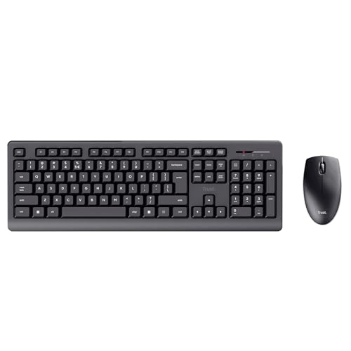 Tastiera et souris Trust Wireless desk set