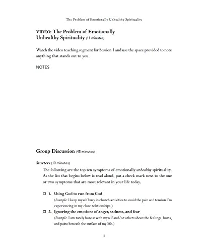 Emotionally Healthy Spirituality Course Participant's Pack Expanded Edition: Discipleship that Deeply Changes Your Relationship with God - Image 5