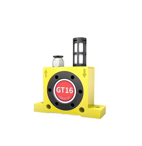 GT16 Turbine Pneumatic Vibrator Industrial Small air Hammer Ball Pipe Vibrator Oscillation Flow aid Unloader(GT-10)