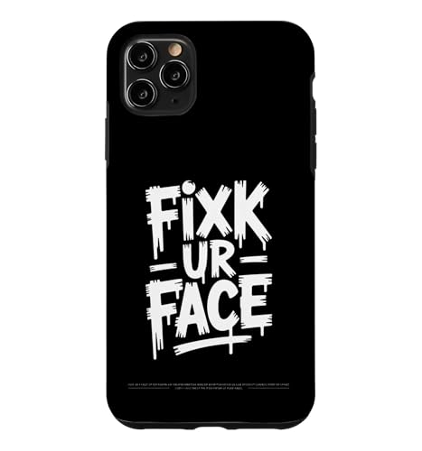 Fix Ur Face �ʔ�������Ȃ��Ƃ킴�z���[�t�H���g �X�}�z�P�[�X iPhone 11 Pro Max �p