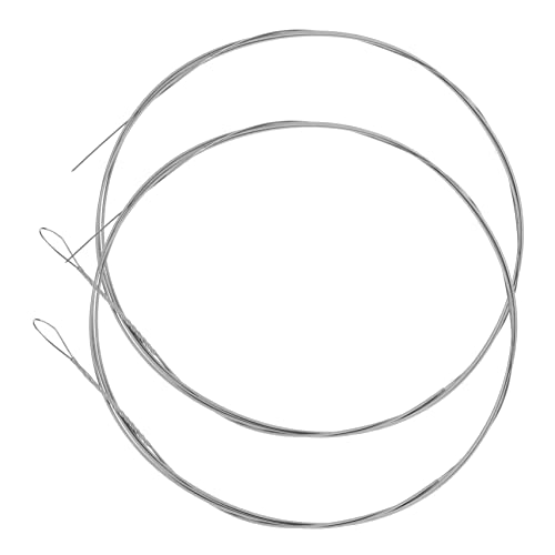 Abaodam 2Pcs String Steel Dulcimer String Replacement Accessories for Musicians Sound Easy to Install for Beginners and Dulcimer Enthusiasts