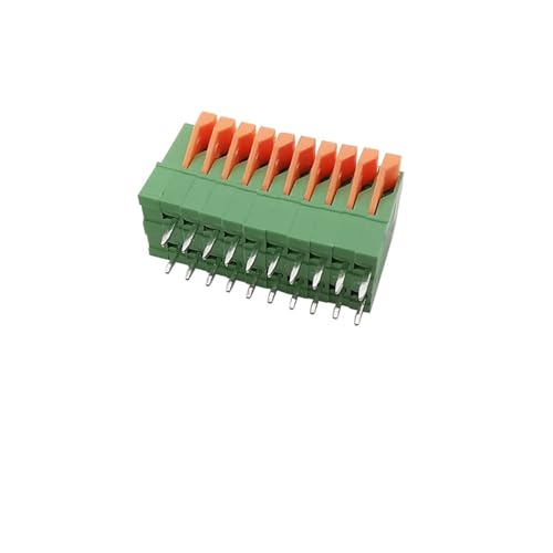 Connecteur de bornier à montage PCB KF141V pas 2.54mm 10 pin pour câble électronique et borne droite