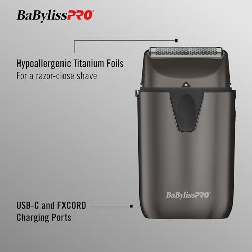 Image of BaBylissPRO UVFOIL Single Foil UV-Disinfecting Metal Shaver