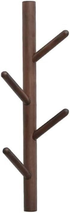 Cintre branche d'arbre mural et porte-manteau bambou naturel 4 crochets