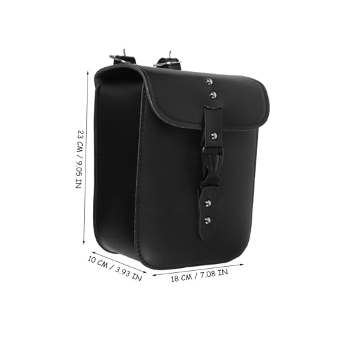 Bolsa de manillar para motocicleta de cuero PU Saddlebags para motocicleta eléctrica bolsa colgante miniatura 7