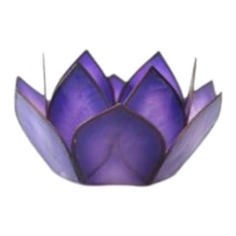 Om Gallery Mini Paradise Lotus Tealight Holder, Passion Cover