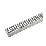 Crémaillère linéaire droite en acier haute dureté 1 pièce 1.25 Module 15 * 15 * 1000mm Engrenage à crémaillère de précision Dents droites for machine de gravure de routeur