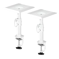 suptek ホワイト スピーカースタンド 高さ調整可能 デスクトップ suptek ホワイト スピーカースタンド 高さ調整可能 デスクトップ