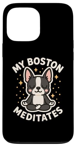 My Boston Terrier �ґz ���킢���� �ʔ����A�[�g �X�}�z�P�[�X iPhone 13 Pro Max �p