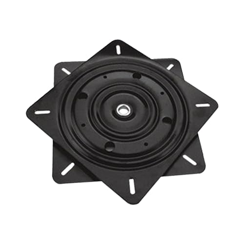 JunZheHub Base Giratoria para Asiento Soporte de Silla Giratoria de Barco de 360 Grados Placa de Montaje de Taburete de Bar de Acero Reemplazo Multifuncional Ad, 10 Pulgadas