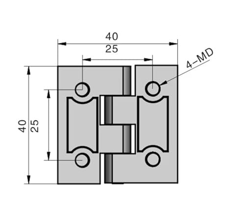 Charnière d'armoire CL226-B pour optimiser les panneaux de commande d'atelier - 4