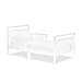 Dream On Me Classic Sleigh Toddler Bed, White