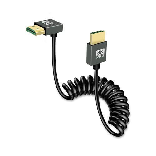 GELRHONR Short Coiled HDTV Cable 8k
