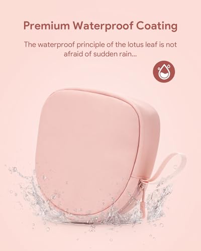 Image of Headphone Case Soft for JBL Tune 510BT /520BT /500BT /720BT /Sony WH-CH520 /510 /720 /710 /BERIBES /TOZO /JLab, Ultra-Thin Headphones Case Bag Travel Carrying Universal (Pink)