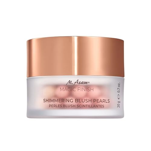 M. Asam MAGIC FINISH Shimmering Blush Pearls (20 g) - Kompakte Blush-Perlen in drei Farbnuancen für einen rosigen Teint - Dezenter rosiger Schimmer für einen natürlichen Glow, Vegan