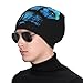 UFO Alien and Bigfoot Moon Fashion Beanie Slouchy for Men Women Cartoon Skull Cap Winter Warm Hat—41