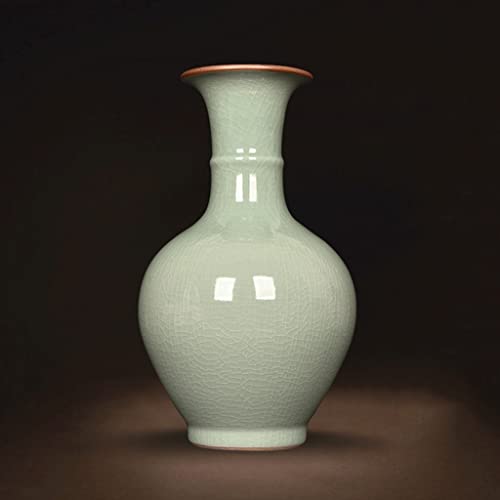 Ceramic Vase Antique Imitation Chinese Living Room TV Cabinet Flower Arrangement Decoration Home Porcelain Bottle