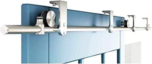 Rail porte coulissante plafond 3m pour supprimer les rails au sol et libérer l'espace intérieur