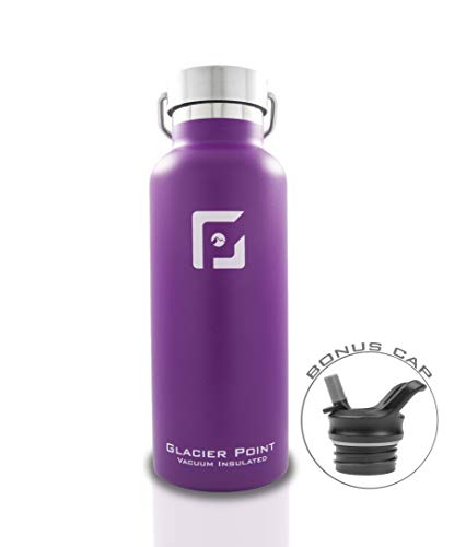 glacier point vacuum insulated stainless steel water bottle