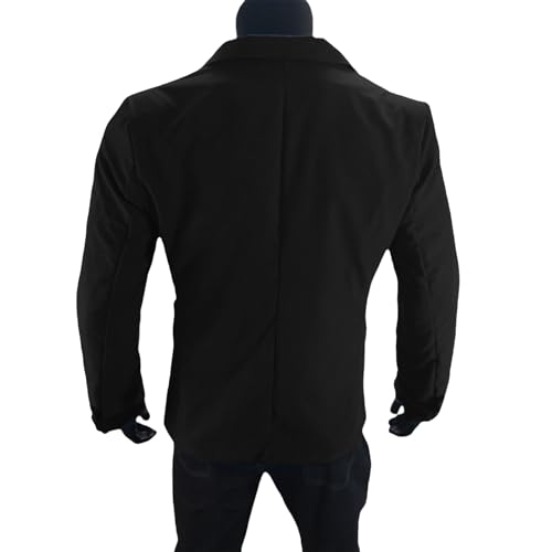 Mens Casual Blazer Jacket Slim Fit Long Sleeve 2 Button Shirts Lightweight Suit Coat for Everyday Dinner Prom Wedding Party3